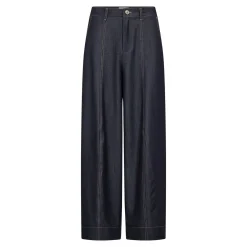 Co’Couture naisten housut TerryCC Barrel Pant, tummansininen