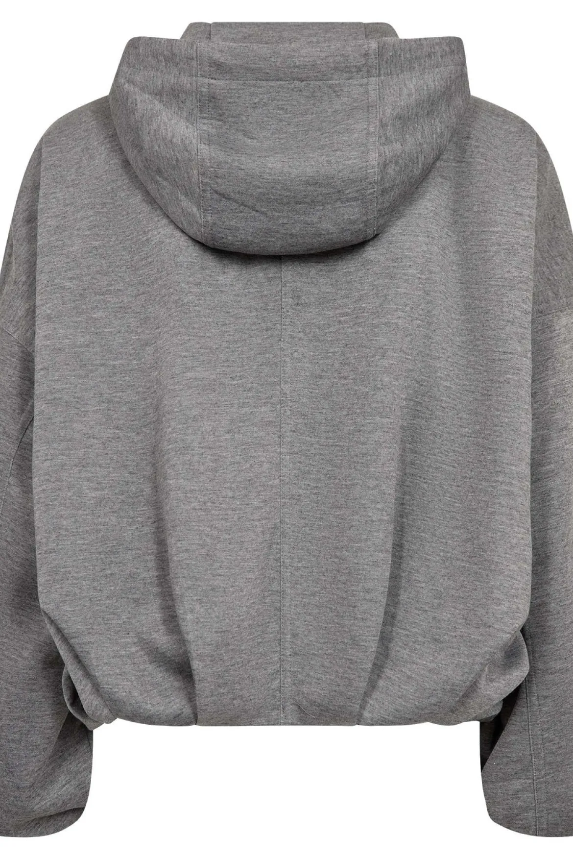 Co’Couture naisten huppari Lancecc Balloon Hoodie, Vaaleanharmaa meleerattu