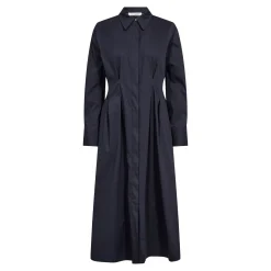 Co’Couture naisten paitamekko SannaCC Shirt Long Dress, tummansininen