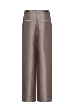 Co'Couture naisten suorat housut Ringocc Pleat Pant, beige