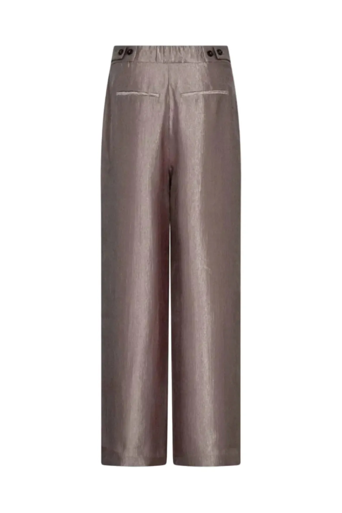 Co'Couture naisten suorat housut Ringocc Pleat Pant, beige