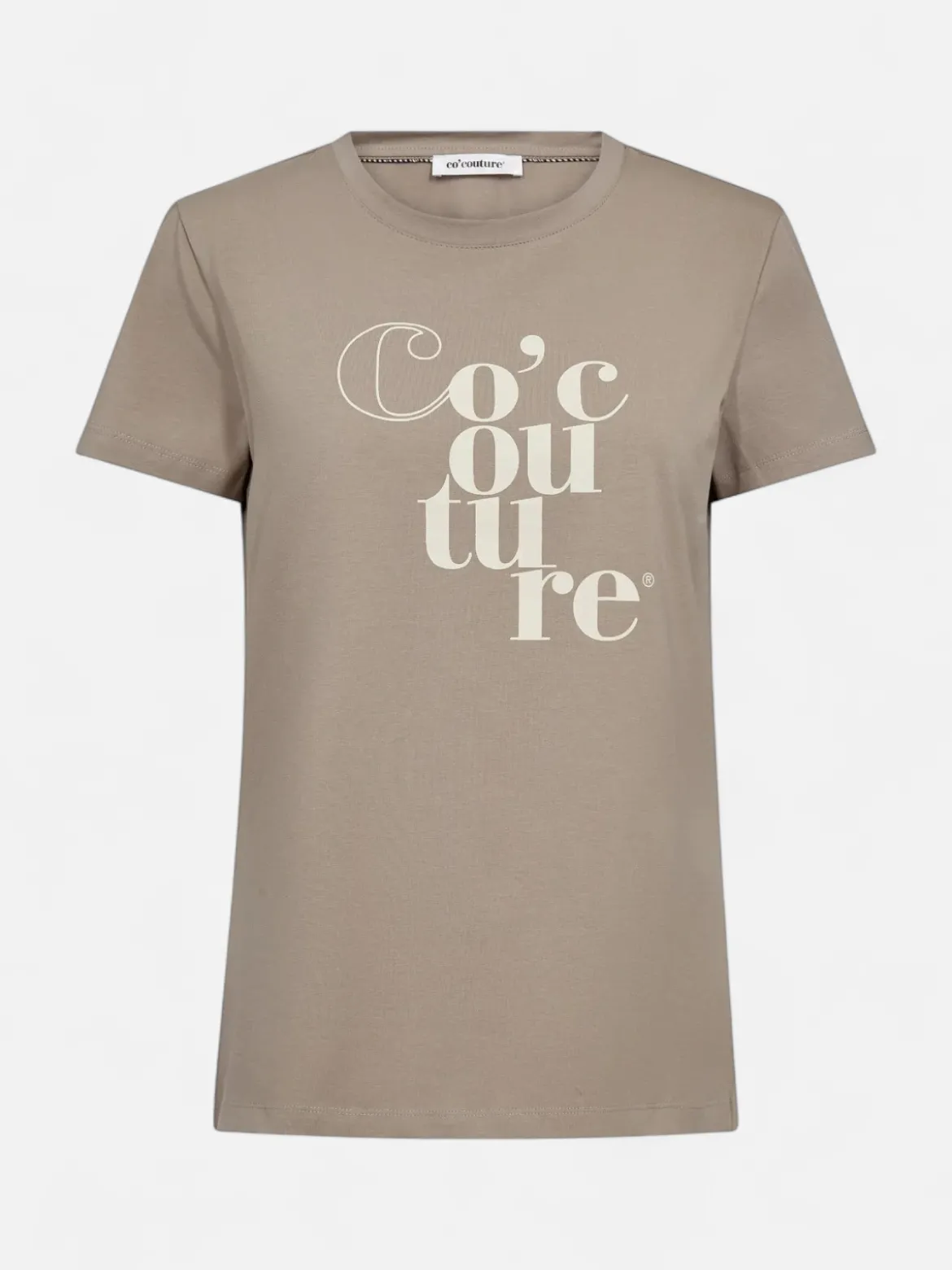 Co’Couture naisten t-paidat CocoutureCC Tee, ruskeanharmaa