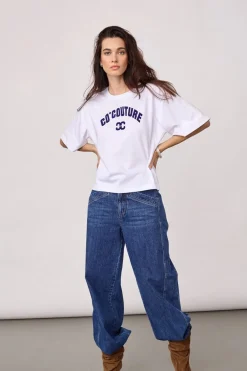 Co’Couture naisten T-paita ZengaCC Tee O-Neck, valkoinen