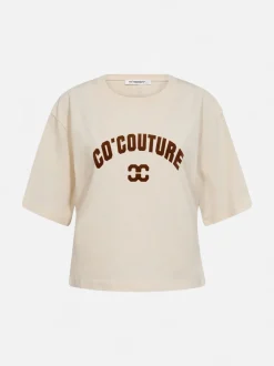 Co’Couture naisten t-paita ZengaCC Tee O-Neck, kerma