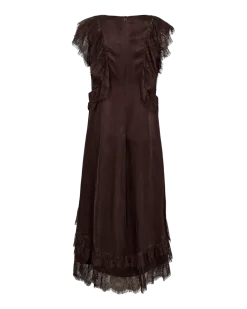 Copenhagen Muse mekko Marta Dress, tummanruskea