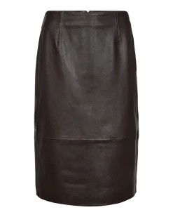 Copenhagen Muse naisten hame BARON SKIRT, tummanruskea