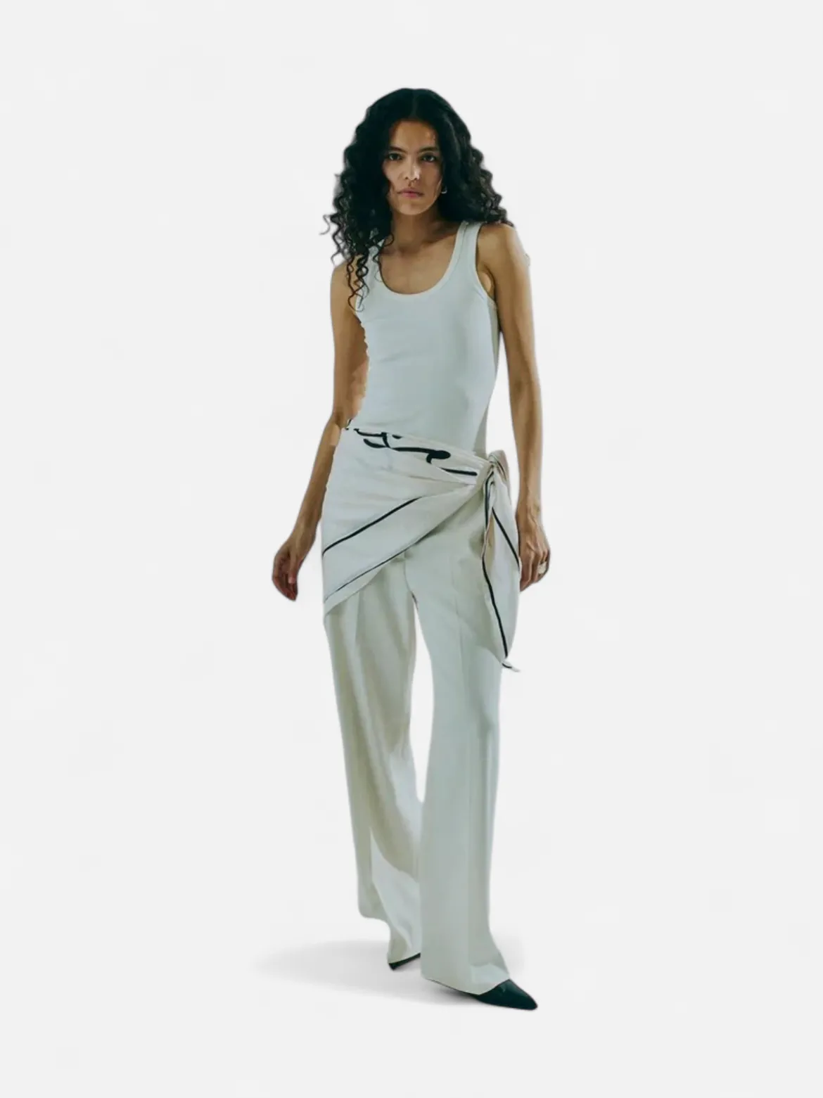 Copenhagen Muse naisten housut Tailor Pant, kerma