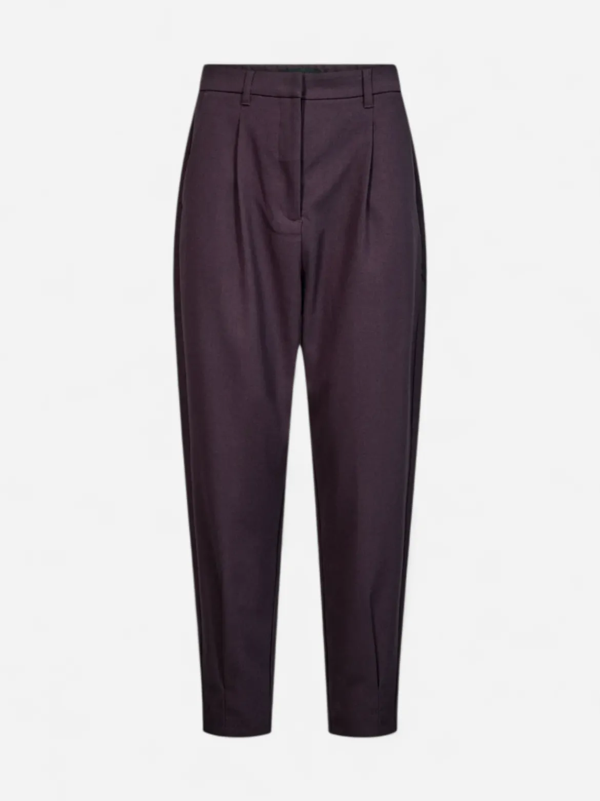 Copenhagen Muse naisten housut Tailor Pants, tumma luumunpunainen