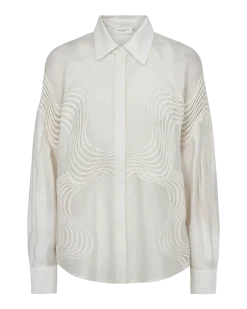 Copenhagen Muse naisten paitapusero Molly Shirt, valkoinen