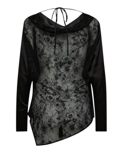 Copenhagen Muse naisten pusero Merryshine Blouse, musta