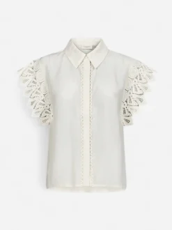 Copenhagen Muse naisten pusero Molly Shirt, Valkoinen