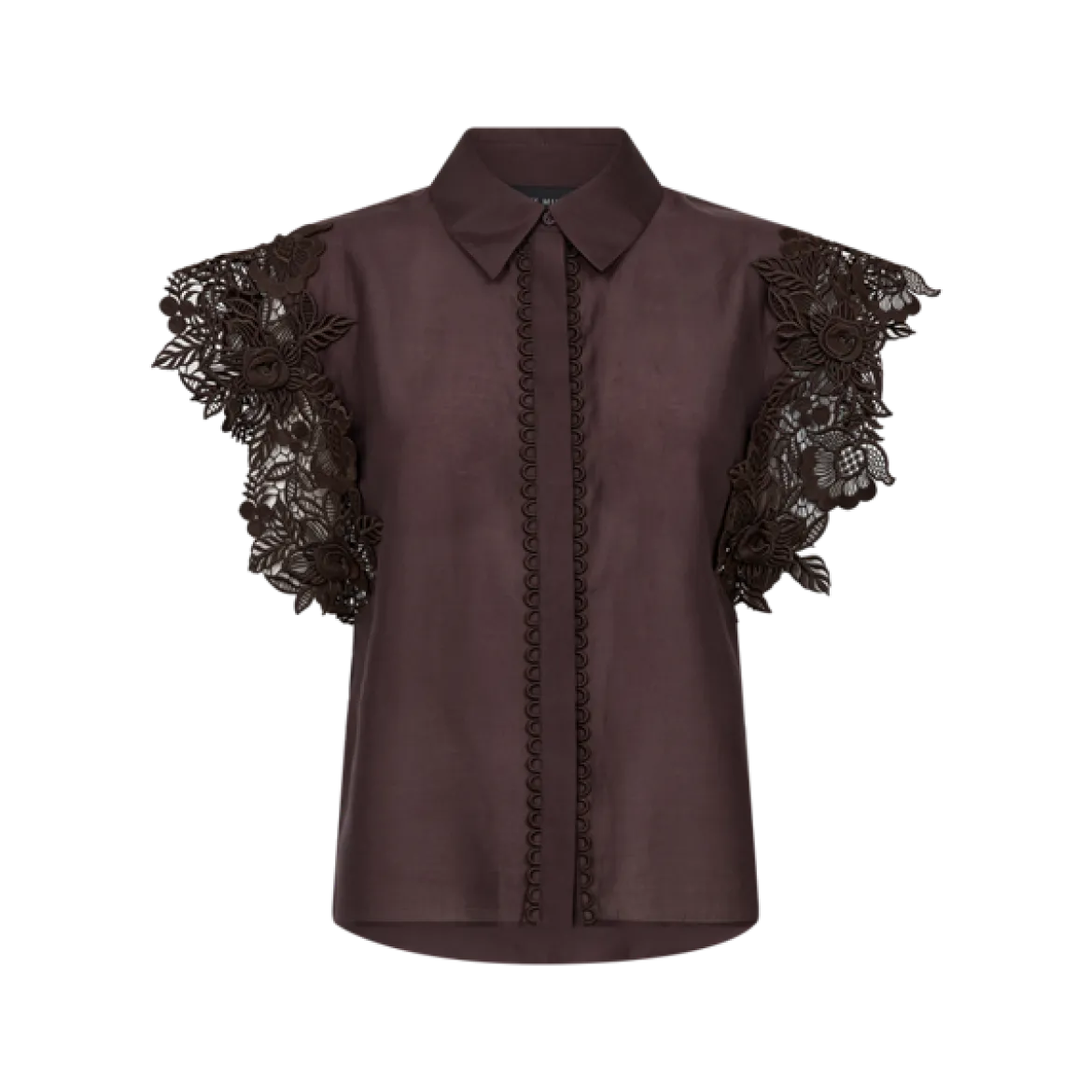 Copenhagen Muse naisten pusero Molly Shirt, tummanruskea