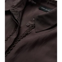 Copenhagen Muse naisten pusero Molly Shirt, tummanruskea