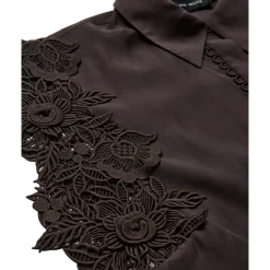 Copenhagen Muse naisten pusero Molly Shirt, tummanruskea