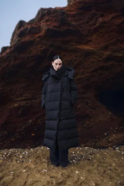 Copenhagen Muse naisten takki Micco Hat Coat, musta