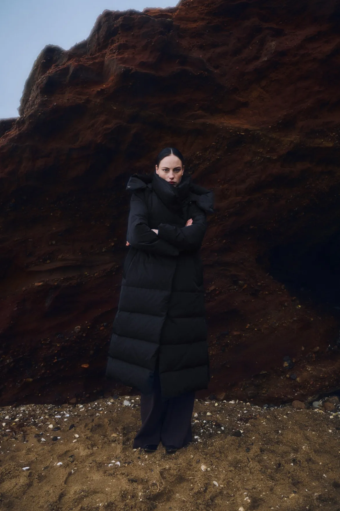 Copenhagen Muse naisten takki Micco Hat Coat, musta