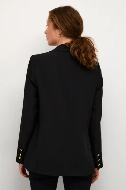 Culture Naisten Bleiseri, AD-EVA CLASSIC BLAZER Black