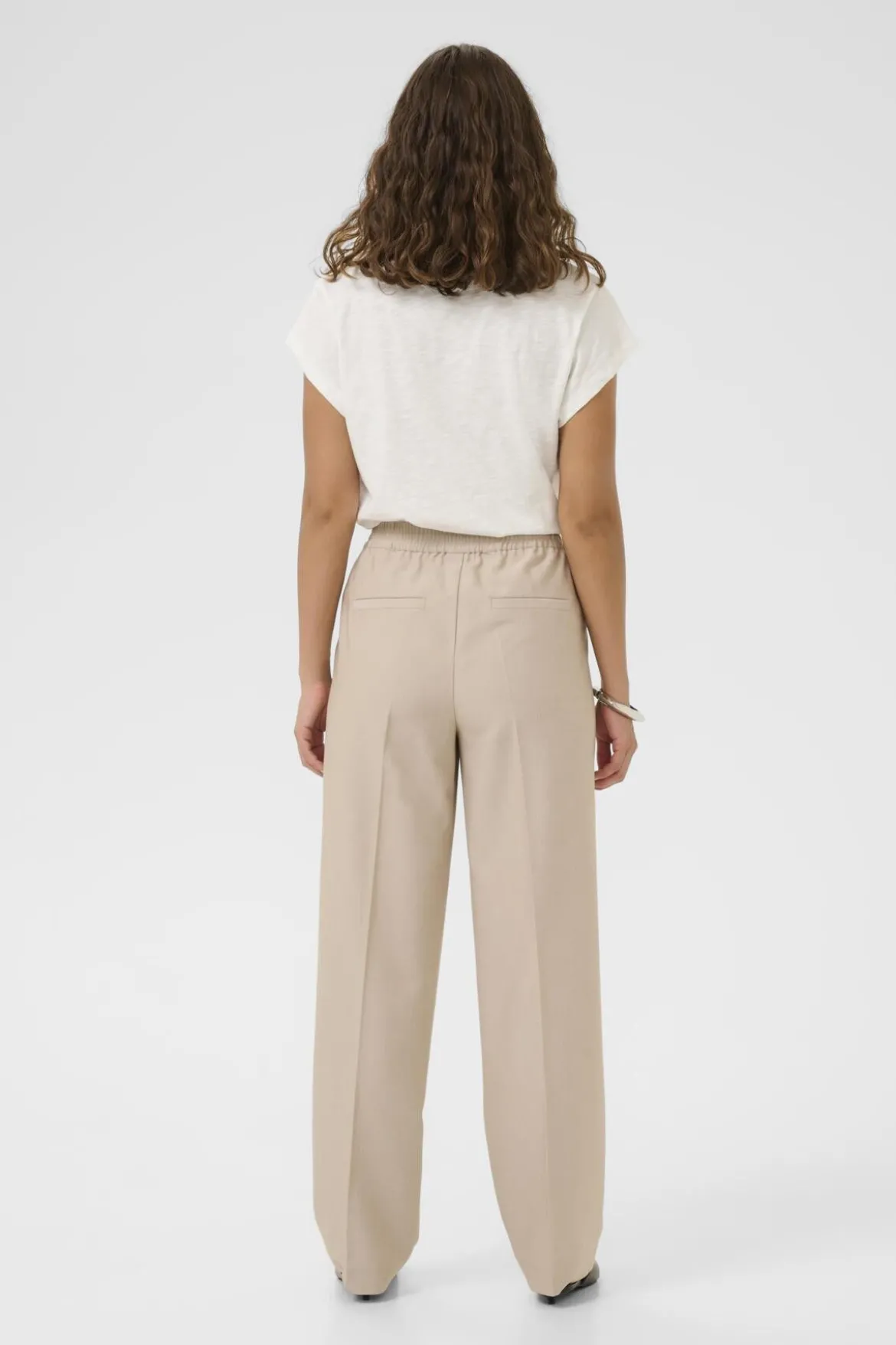 Culture naisten housut CUcollina Pants, Dune Melange