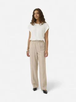 Culture naisten housut CUcollina Pants, Dune Melange