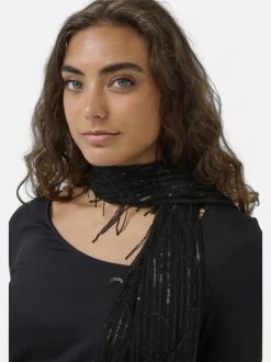 Culture naisten huivi CUBLING SCARF, musta