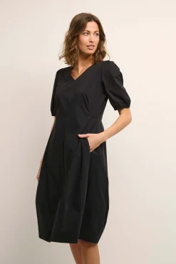 CULTURE, Naisten Mekko, ANTOINETT SS DRESS Black
