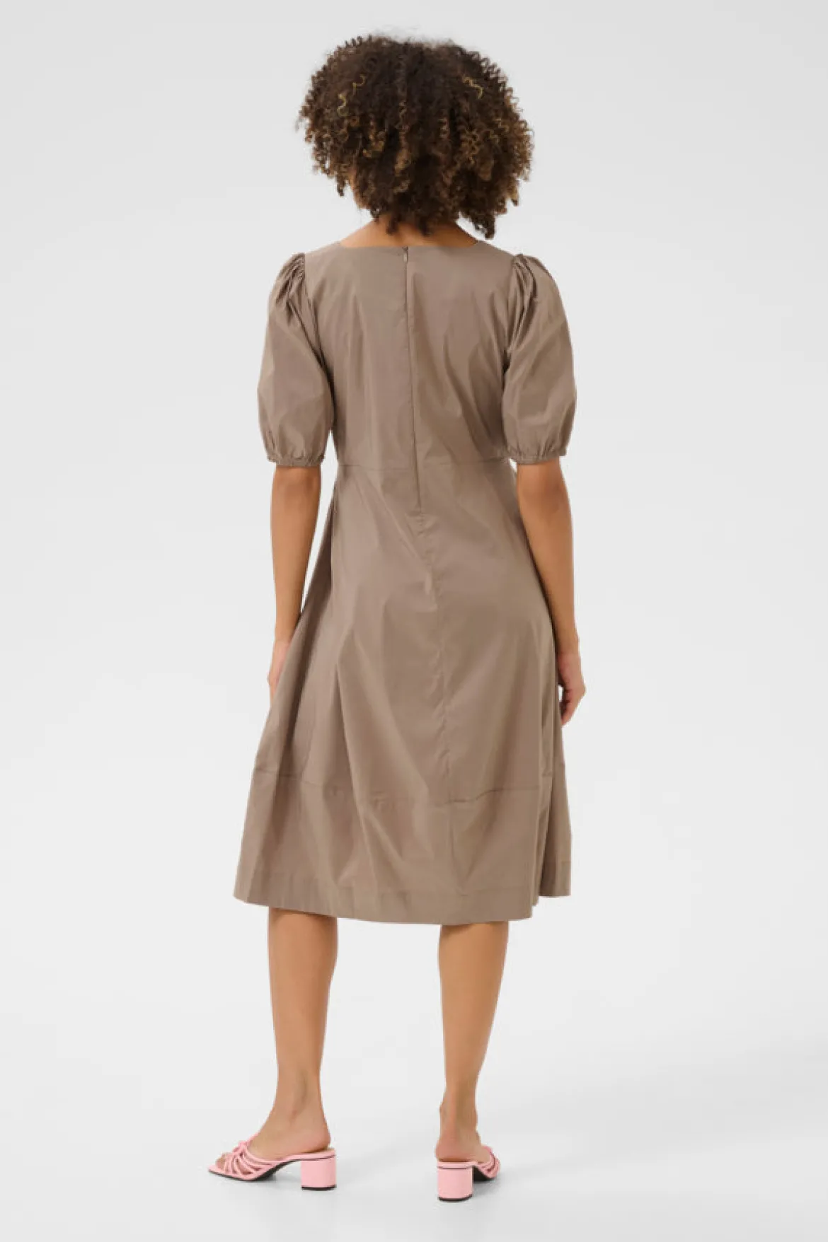 CULTURE, Naisten Mekko, ANTOINETT SS DRESS Pinebark