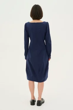 Culture Naisten Mekko Antoinett Dress Blue Iris