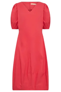 CULTURE, Naisten Mekko, ANTOINETT SS DRESS Fiery Red