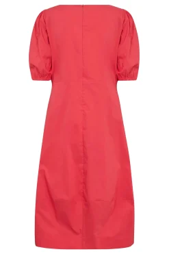 CULTURE, Naisten Mekko, ANTOINETT SS DRESS Fiery Red