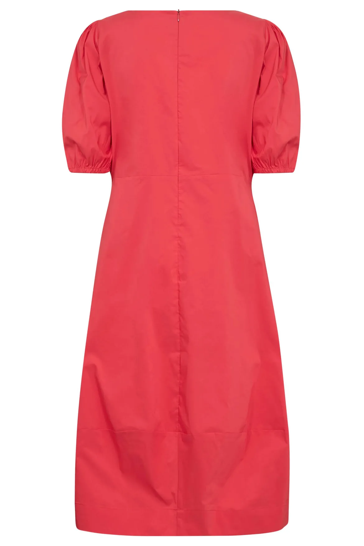 CULTURE, Naisten Mekko, ANTOINETT SS DRESS Fiery Red