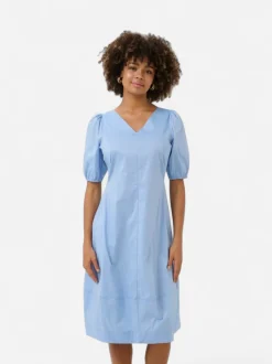 CULTURE, Naisten Mekko, ANTOINETT SS DRESS Forever Blue