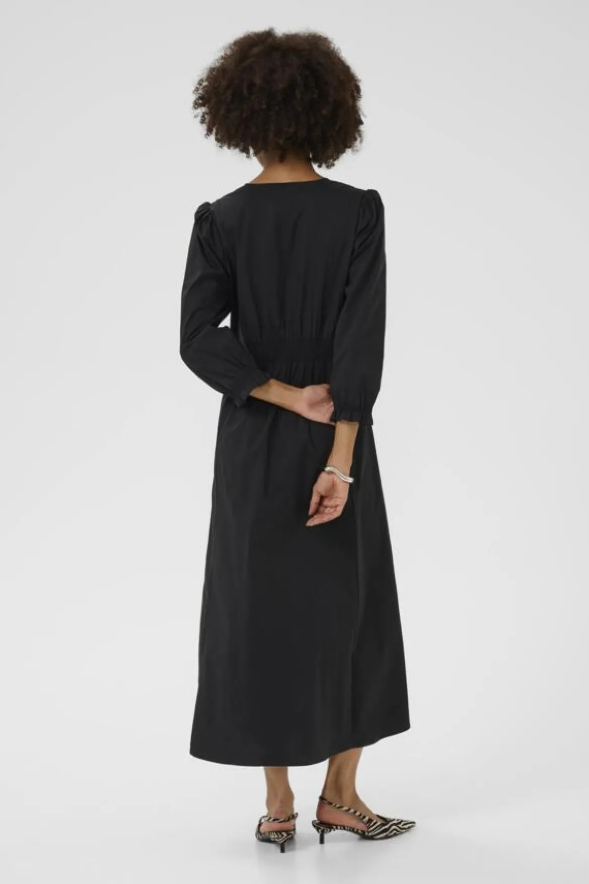 Culture naisten mekko, CUELNA ANTOINETT LONG DRESS Black