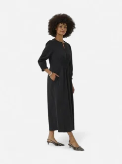 Culture naisten mekko, CUELNA ANTOINETT LONG DRESS Black