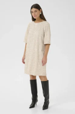 Culture naisten mekko CUNALI DRESS, Whitecap