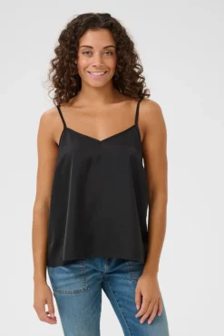 Culture naisten toppi, CUANGELIA STRAP TOP Black