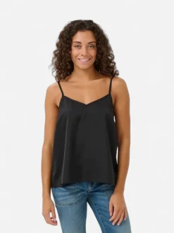 Culture naisten toppi, CUANGELIA STRAP TOP Black