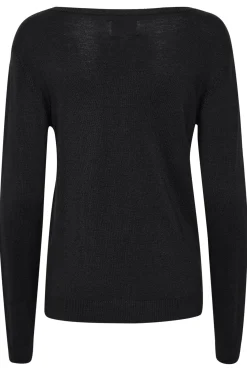 Culture neuletakki, CUANNEMARIE KNIT CARDIGAN Musta