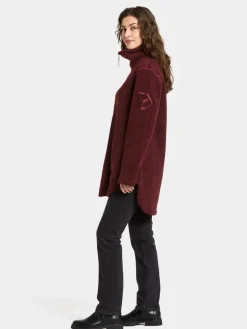Didriksons naisten fleece, UMI WNS FZ 3 Viininpunainen