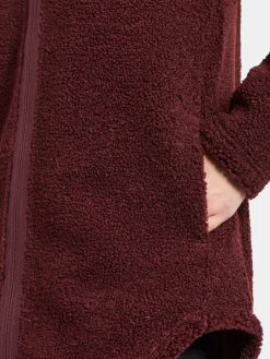 Didriksons naisten fleece, UMI WNS FZ 3 Viininpunainen