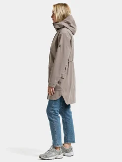 Didriksons naisten parkatakki Gwen WNS Parka, ruskeanharmaa