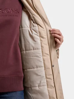 Didriksons naisten parkatakki Melody, vaalea beige