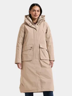 Didriksons naisten parkatakki Melody, vaalea beige