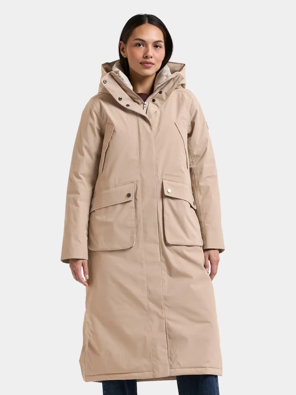 Didriksons naisten parkatakki Melody, vaalea beige