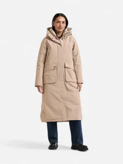 Didriksons naisten parkatakki Melody, vaalea beige