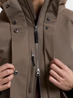 Didriksons naisten parkatakki Alana Parka, harmaanruskea