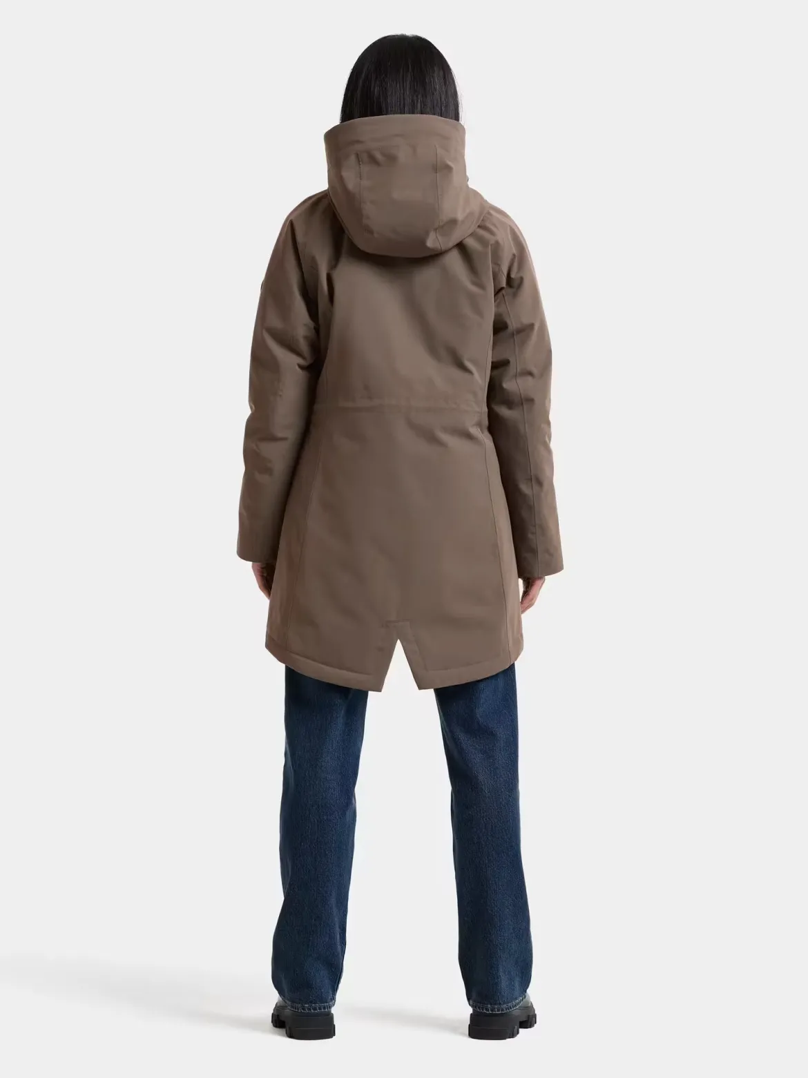 Didriksons naisten parkatakki Alana Parka, harmaanruskea