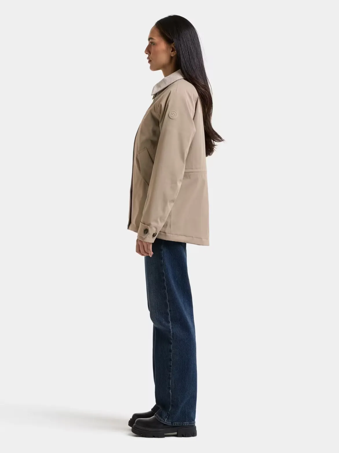 Didriksons naisten takki Lynn Jacket, vaalea beige