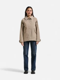 Didriksons naisten takki Lynn Jacket, vaalea beige