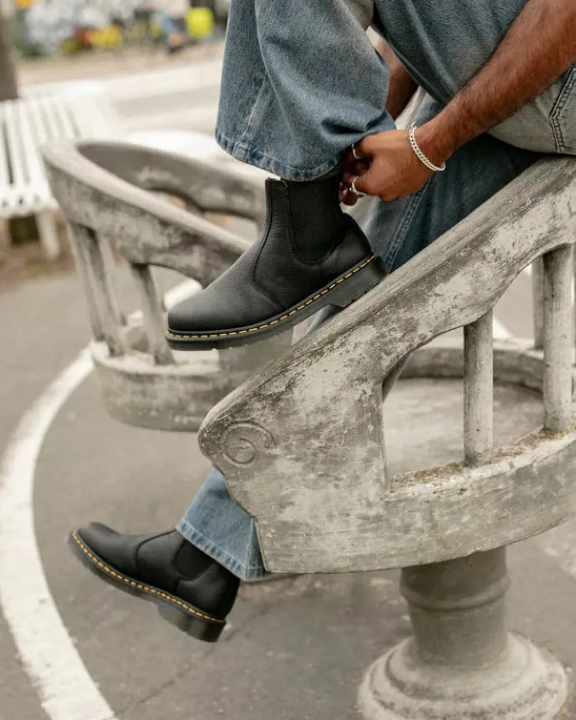 Dr. Martens Miesten Kengät, 2976 AMBASSADOR CHELSEA BOOT nilkkurit, Musta