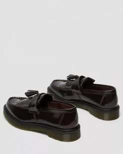 Dr. Martens miesten loaferit Adrian Tassel Loafer Cherry Red Arcadia, viininpunainen